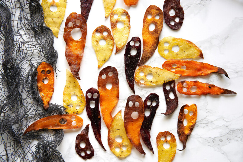 Dārzeņu čipsu “spociņi
Fotogrāfiju autore Viktorija Kožemjakina