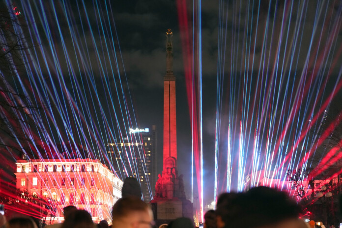 Brīvības piemineklis. Foto: Edijs Pālens, LETA.