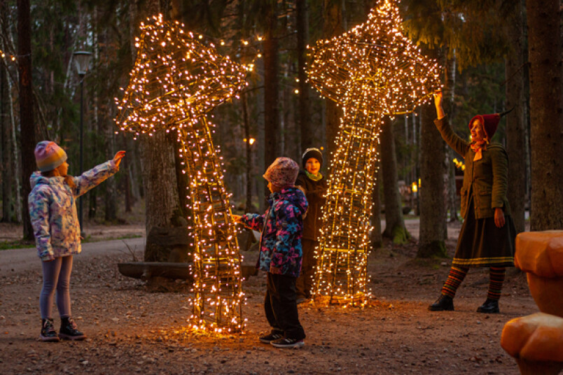 Tērvetē notiks Rūķu pilsētas Gaismas svētki