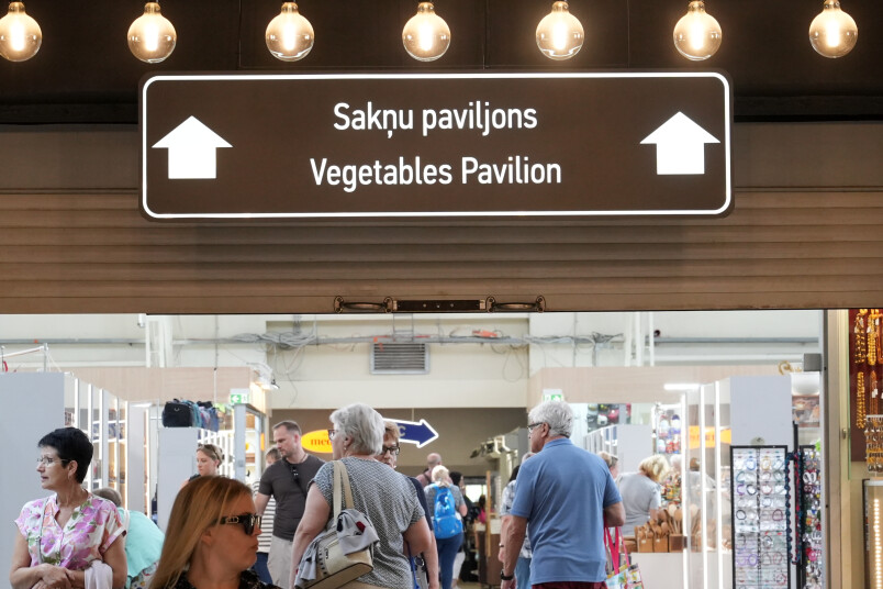 Sakņu paviljons. Foto: Evija Trifanova, LETA