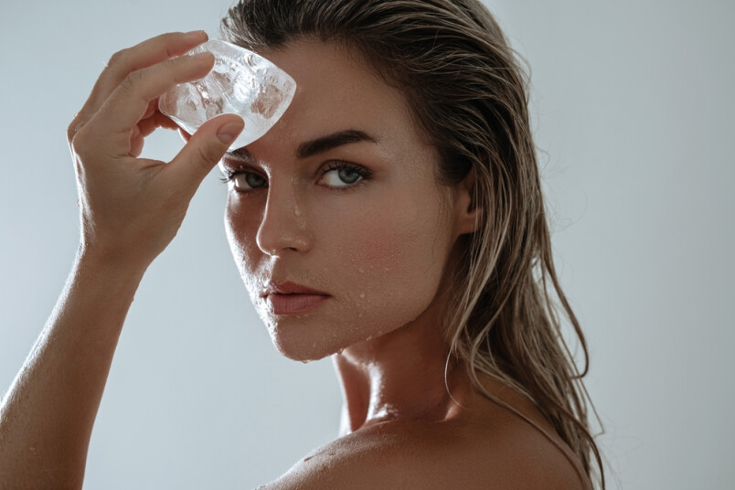 Pat tīrs sasaldēts ūdens dara brīnumus.