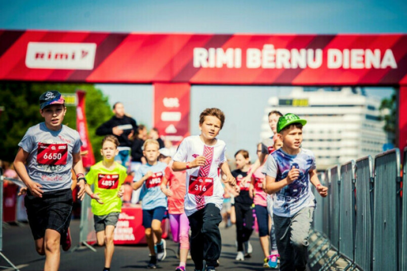 Arī bērni var pieteikties Rimi Rīgas maratonam