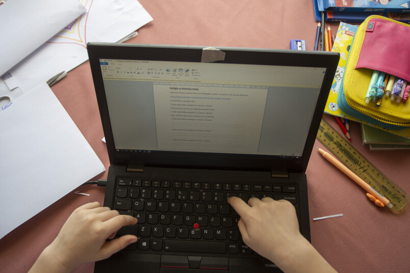 Mācības attālināti. Edijs Pālens