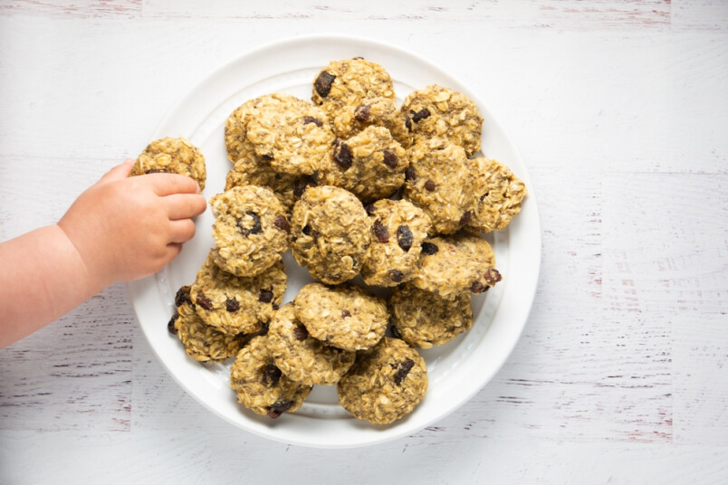 Banānu–auzu cepumi (bez cukura)