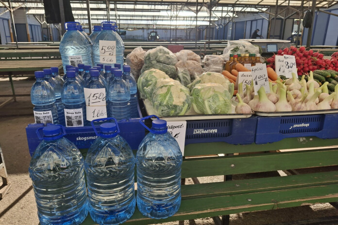 Foto: Kristīne Marijevska. Cik tirgū maksā pavasara labumi.