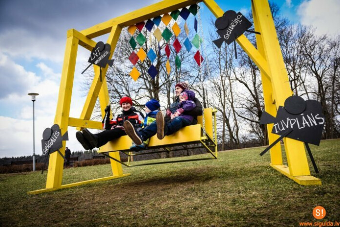 Šūpoļu festivāls. Foto: Sigulda.lv