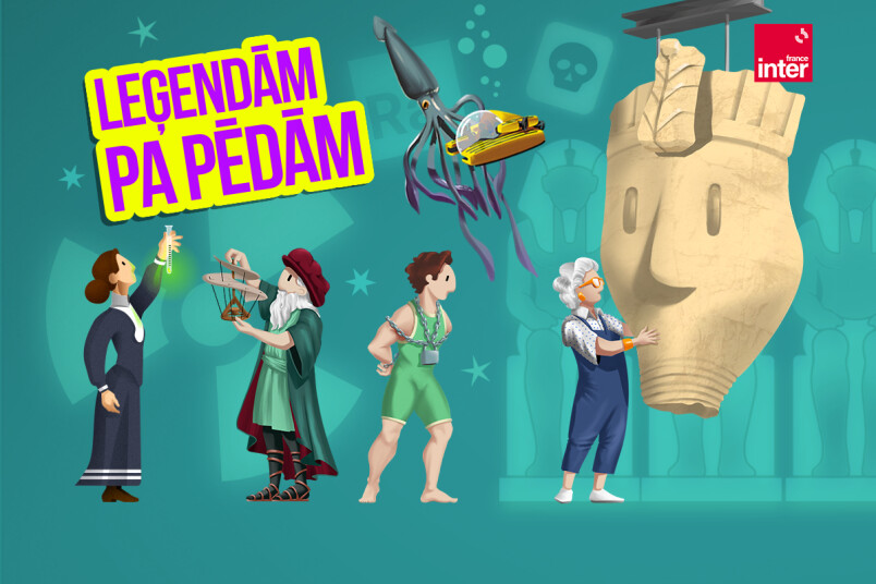 Raidieraksts bērniem “Leģendām pa pēdām”