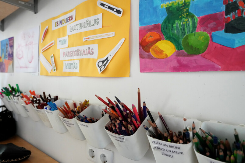 Edijs Pālens. Privātās vidusskolas Patnis telpas.