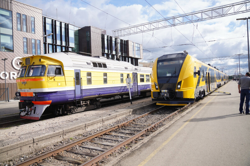 Vilciens. Foto: Mārtiņš Ziders, no izdevniecības Rīgas Viļņi arhīviem