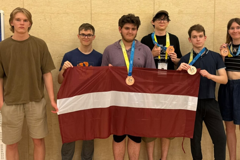 Matemātikas olimpiāde Ķīnā. Foto:https://www.viaa.gov.lv/