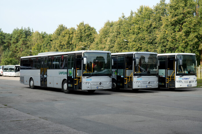 Latvijas Pasažieru pārvadātāju asociācijas organizētā protesta akcija Diena bez reģionālā sabiedriskā transporta