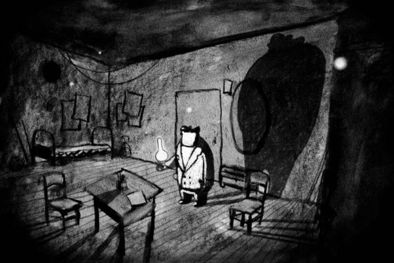 Režisora Reiņa Pētersona filma bērniem Ursus. 